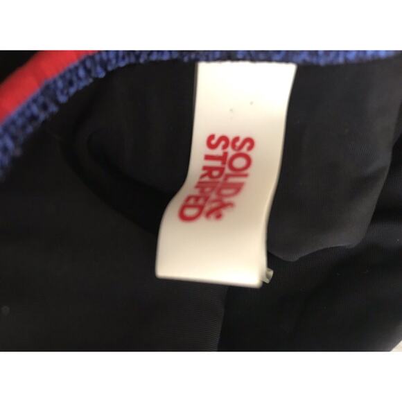 Solid & Striped Bikini Top The Cleo Striped Ribbed Pullover Swimwear - Picture 9 of 9